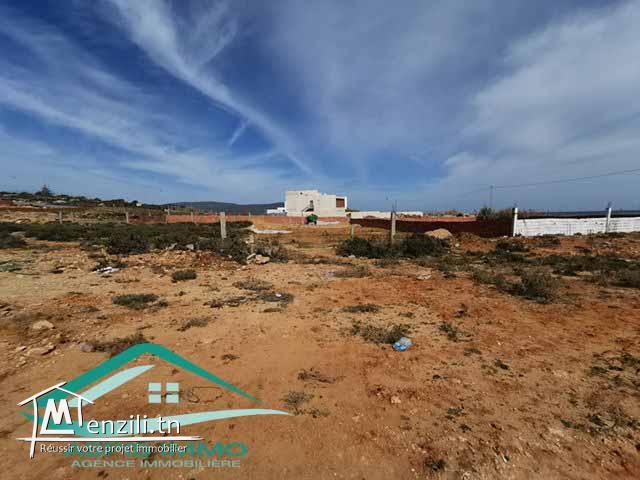 terrain d'habitation 420 m² à 50 mètres de plage chraf el hawaria