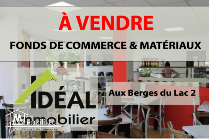 A vendre fonds de commerce & matériaux au Lac 2