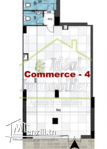 Des locaux de commerce aux Jardins de Carthage