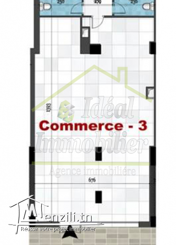 Des locaux de commerce aux Jardins de Carthage