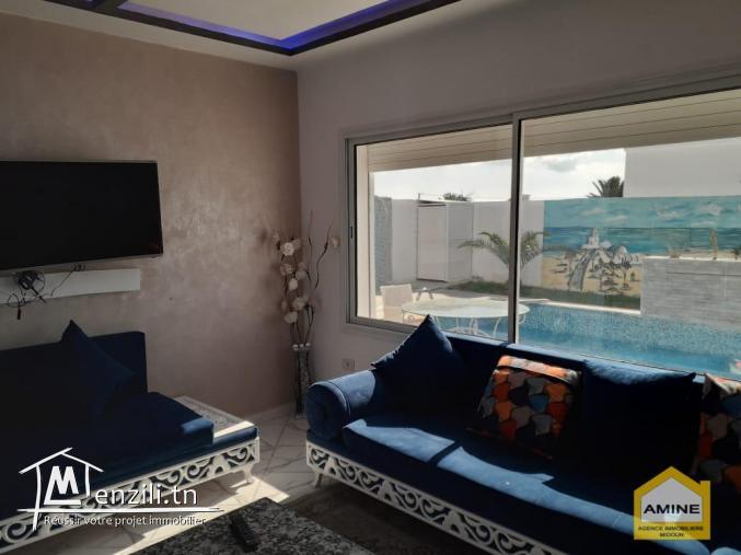 À louer villa meublée avec piscine à Djerba Midoun Location saisonnière