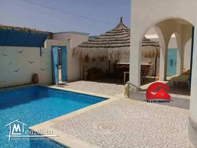 Villa avec piscine à Midoun 7 personnes |  Location vacances à Djerba | Tunisie