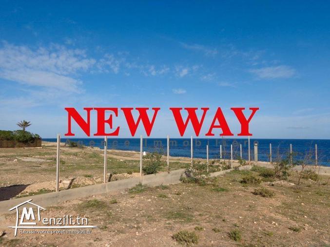 Un Terrain à hergla, pied dans l'eau