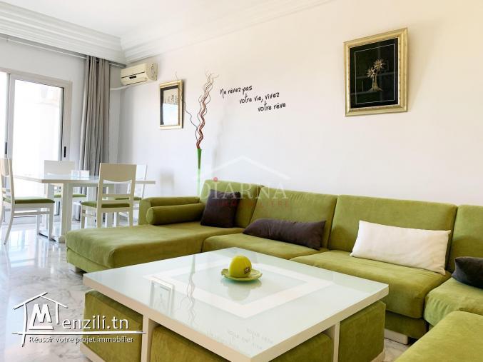 Appartement de type S+2 meublés situé à Slim centre Sousse.