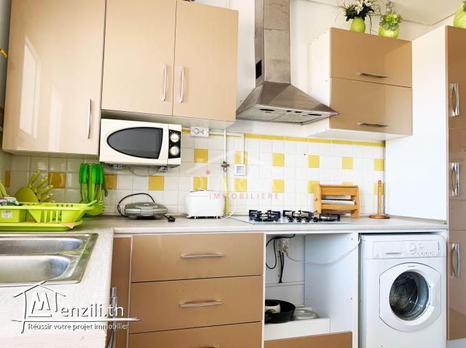 Appartement de type S+2 meublés situé à Slim centre Sousse.