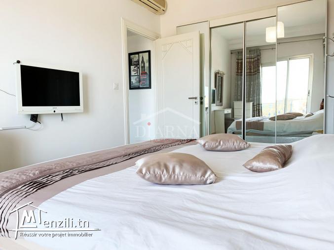 Appartement de type S+2 meublés situé à Slim centre Sousse.