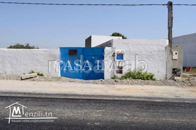 terrain 300m2 route 71 sidi metir yasmine hammamet