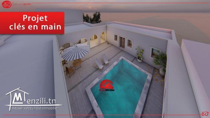 Maison Djerbienne mise en vente en Zone Urbaine Houmt Souk Djerba