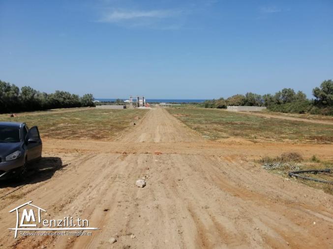 un terrain 700 m de la plage