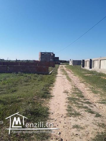 terrain vue mer a dar allouch