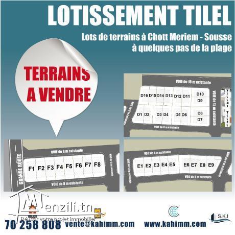 Terrains à vendre - Chott Mariem