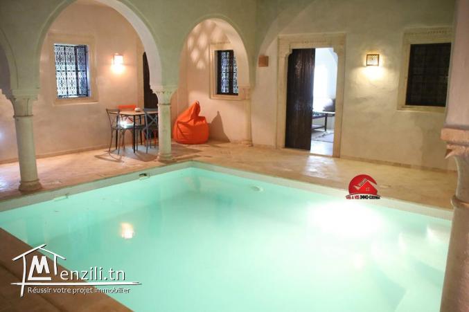 HOUCH DJERBIEN AVEC PISCINE EN ZONE URBAINE MIDOUN DJERBA