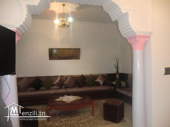 3 maisons et garage vu de mer