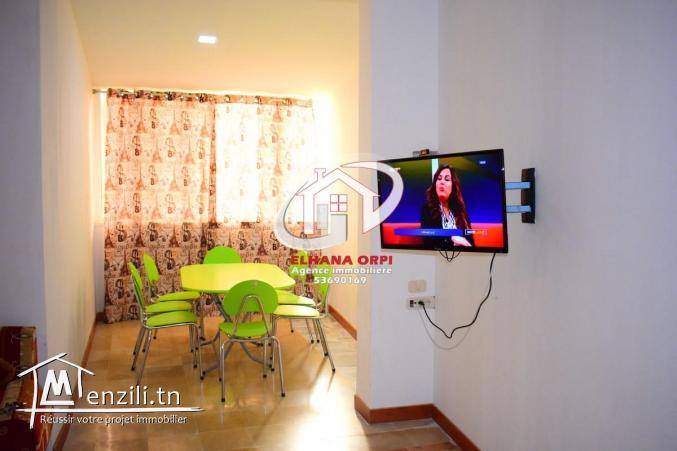 à louer appartement s+3 pied dans l'eau corniche mahdia