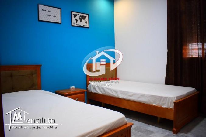 A louer un rdc s+2 neuf sur la nouvelle zone touristique baghdedi