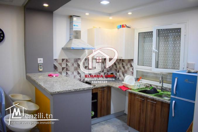 A louer un rdc s+2 neuf sur la nouvelle zone touristique baghdedi