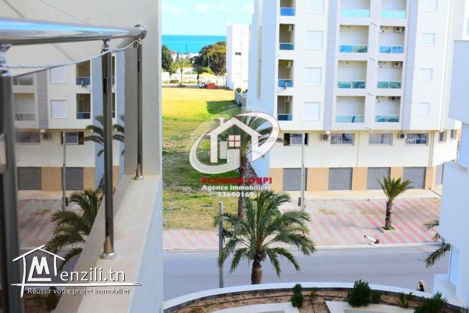 A louer appartement S+1 rz panorama zone touristique mahdia