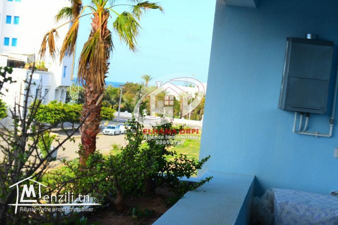 juillet août s+2 vue sur mer en plein zone touristique