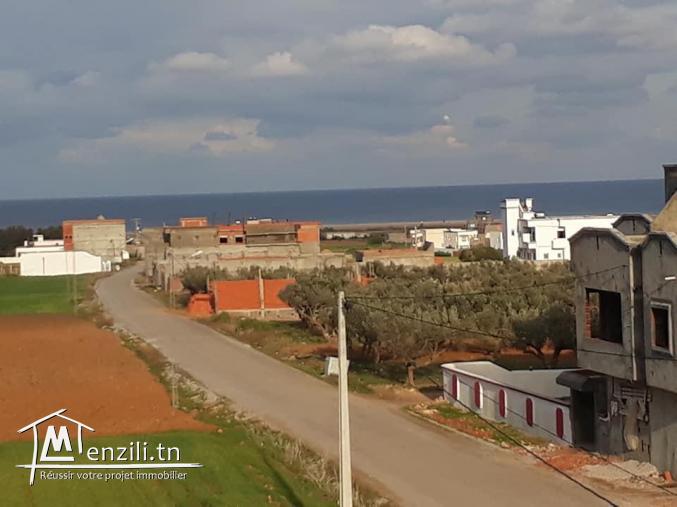 Terrain vue sur mer à Dar allouch