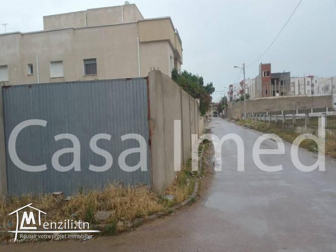 un terrain magnifique viabilisé à Borj Louzir,