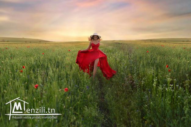 à vendre terrain agricole de 1000 m²