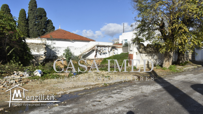 Un superbe terrain de 366 m²  en plein bardo