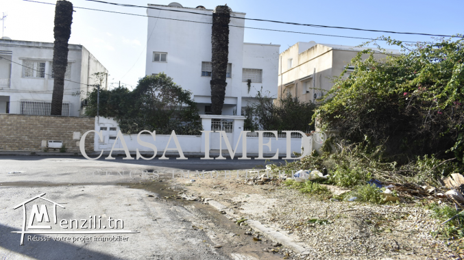 Un superbe terrain de 366 m²  en plein bardo