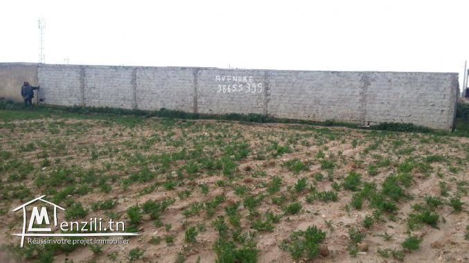 Un lot de terrain à borj twil