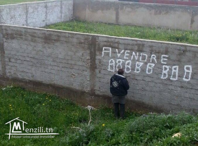 Un lot de terrain à borj twil