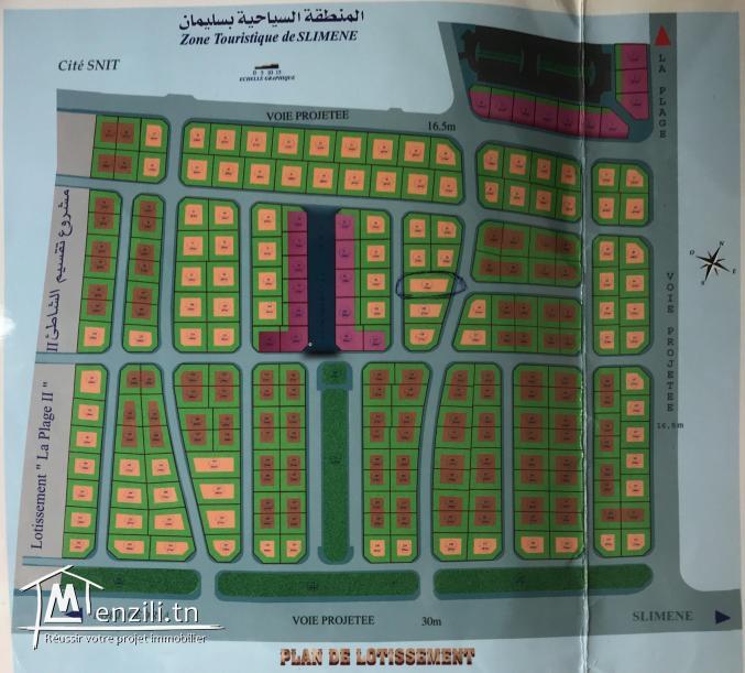 Terrain deux façades