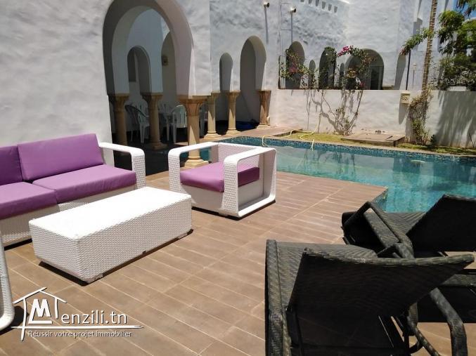 VILLA AVEC PISCINE A LOUER A DJERBA