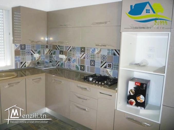 للبيع دار على بحر في قليبية ب 500 مليون 