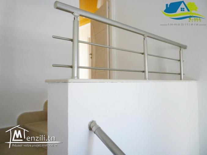 للبيع دار على بحر في قليبية ب 500 مليون 