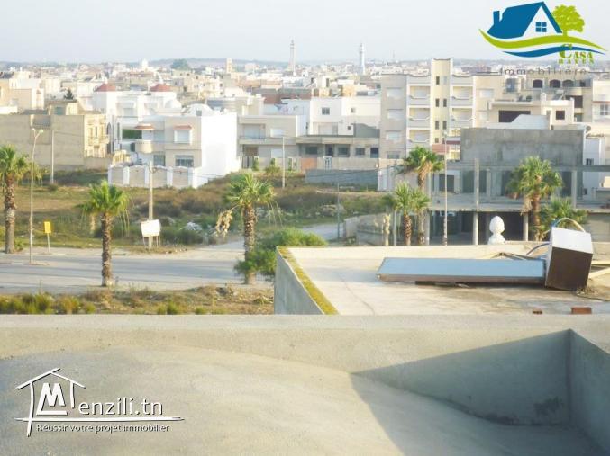 للبيع دار على بحر في قليبية ب 500 مليون 