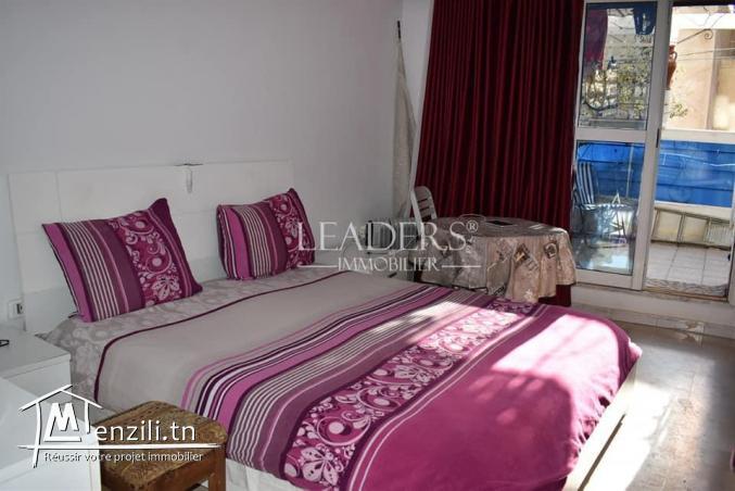 un #appartement S+2 de 80 m² occupe le 1er étage