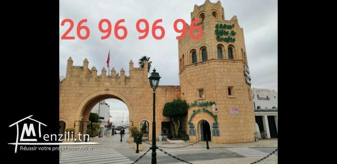 ESPACE LA TOUR PORT EL KANTAOUI : ENVIRON 400 m²  FONDS ET MURS