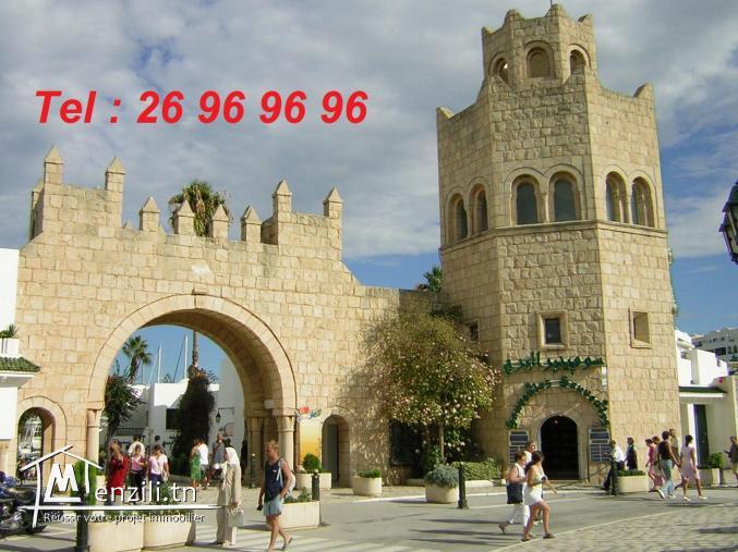 ESPACE LA TOUR PORT EL KANTAOUI : ENVIRON 400 m²  FONDS ET MURS