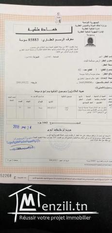 LOCAL  HAMMAM SOUSSE : 1442 m²  COMPRENANT   1000 m² CONSTRUITS       PRIX :  1500.000 DT