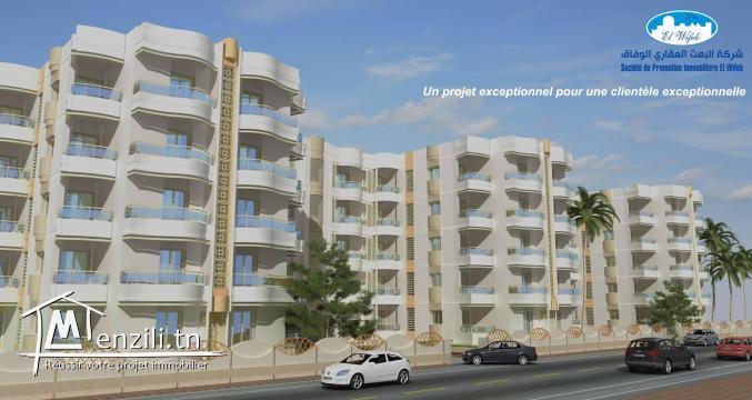 Des S+1 / S+2 / S+3 neuf a vendre a HAMMAMET NORD zone le SULTAN