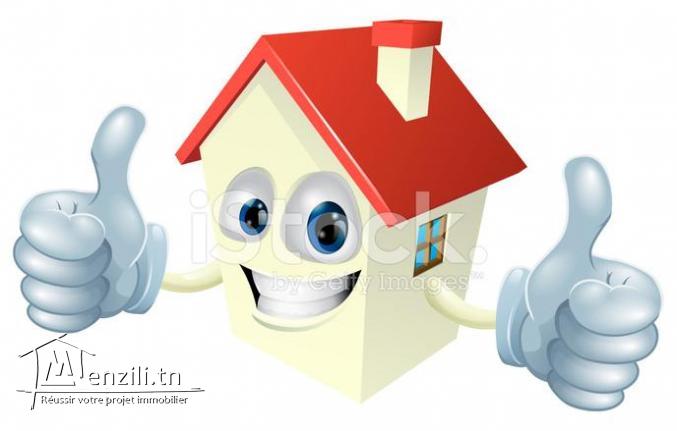 Appartement à vendre cité riadh