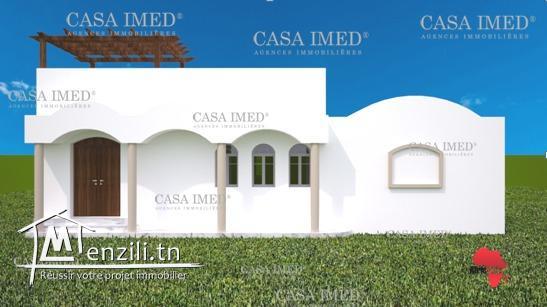 Maison S+2 en cours de construction à el haouaria 