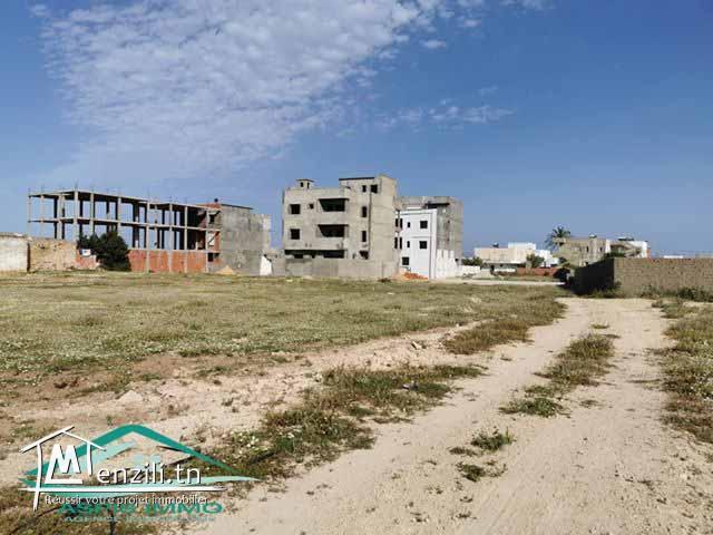 terrain d’habitation 227 m²  à dar allouche  200 mètres de la plage