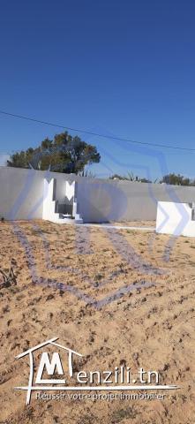 Villa plein pieds a Arkou Midoun Djerba pour location annuelle