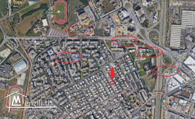 A louer RDC a usage commercial ou bureautique au cite olympique