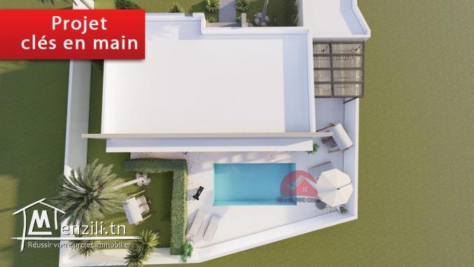 PROJET NEUF DE MAISON PLAIN PIED - ZU HOUMT SOUK DJERBA