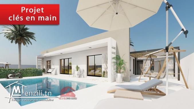 PROJET NEUF DE MAISON PLAIN PIED - ZU HOUMT SOUK DJERBA