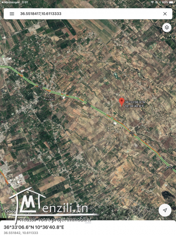 un grand terrain agricole plus de 3,5 hect
