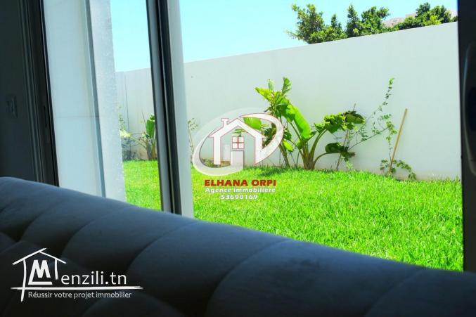 RDC s+3 avec jardin très haut standing près hotel mahdia beach