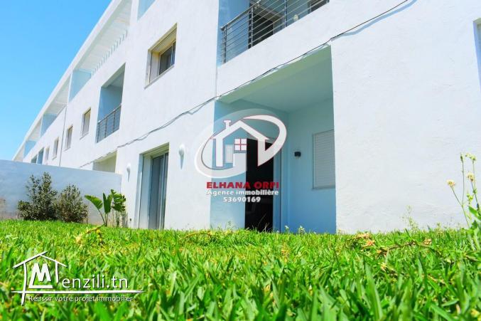 RDC s+3 avec jardin très haut standing près hotel mahdia beach