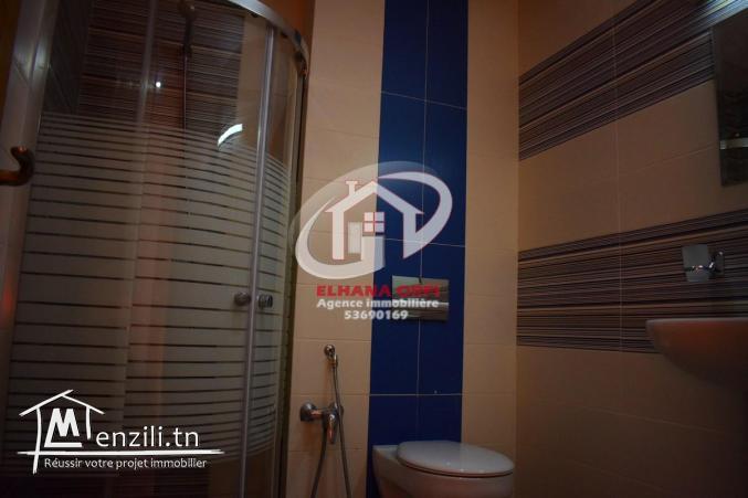 louer appartement s+1 pied dans l'eau et vue sur mer baghdedi